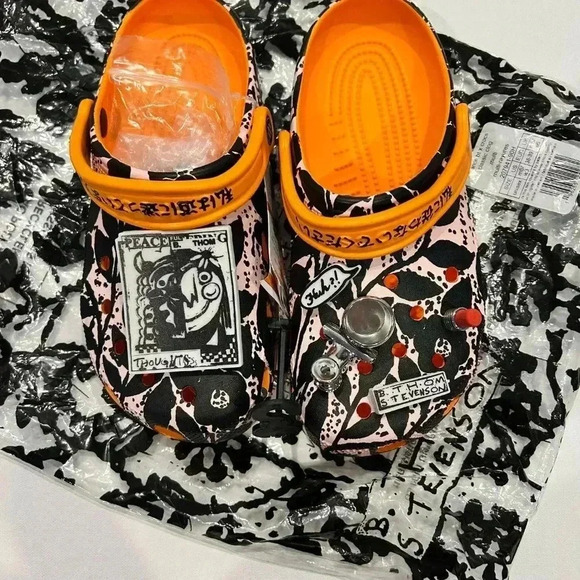 Crocs X B. THOM X Stance Classic clog unisex Size W8 Or M6 - Picture 12 of 14
